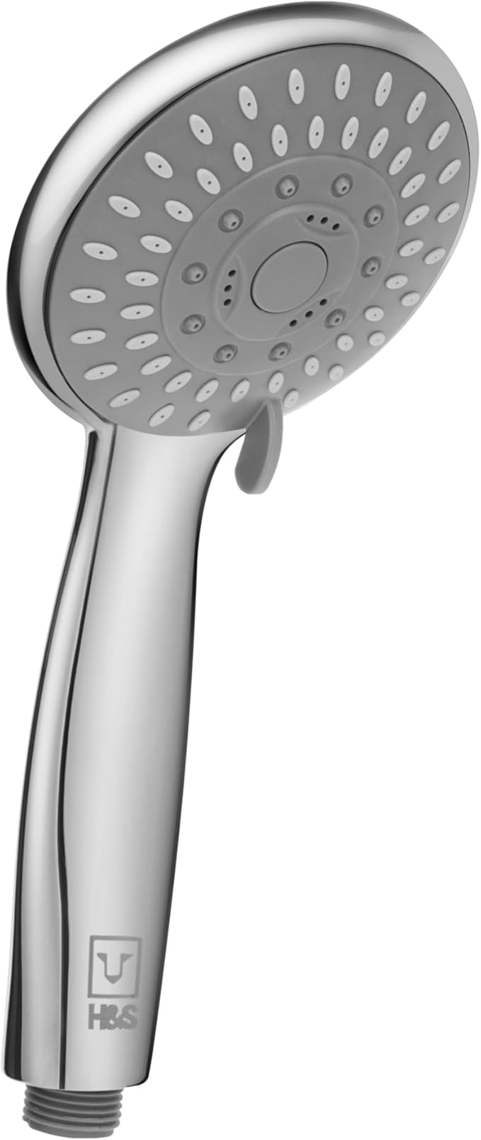 H&S Adjustable Shower Head with High Pressure - Universal Handheld Showerhead with 5 Different Spray Modes - Powerful Chrome Replacement - for Low Water Pressure - High Pressure Shower Heads