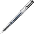 LAMY safari vista - Fountain Pen with ergonomic grip & polished steel nib in size EF - ideal for any Writing & Calligraphy - including LAMY T 10 blue cartridge - Right-Handed