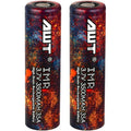 Batteries IMR 2400mah 2900mah 3500mah Flat Top High Drain 3.7v Pack of 2 (3500mah)