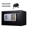 Fireproof 8.5L Electronic Password Safe â€“ Wall-Mounted Deposit Box with Digital PIN & Override Key, Solid Steel, Anti-Theft