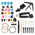 65 PCS Guitar Accessories Kit with Guitar Strings, Tuner, Capo, Picks