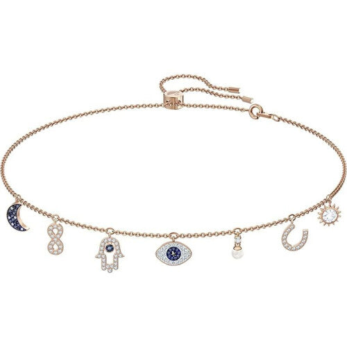 Women's Symbolic Evil Eye Crystal Jewelry Collection (Charm Necklace)