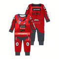 (YLTY-0002, 12M) 2025 New MOTO GP Outdoor Extreme Sports Quick drying Breathable Cycling Clothing Baby jumpsuit Pure Cotton Crawler Clothing