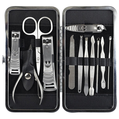 LaRoc 12pc Manicure Pedicure, Face & Nail Care Kit