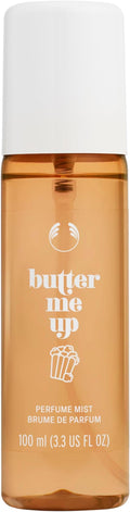 The Body Shop Butter Me Up Fragrance Mist (1x 100ml), Women’s Body Mist with Popcorn, Vanilla, Coconut & Praline, Sweet & Cosy Perfume Spray for Everyday Wear