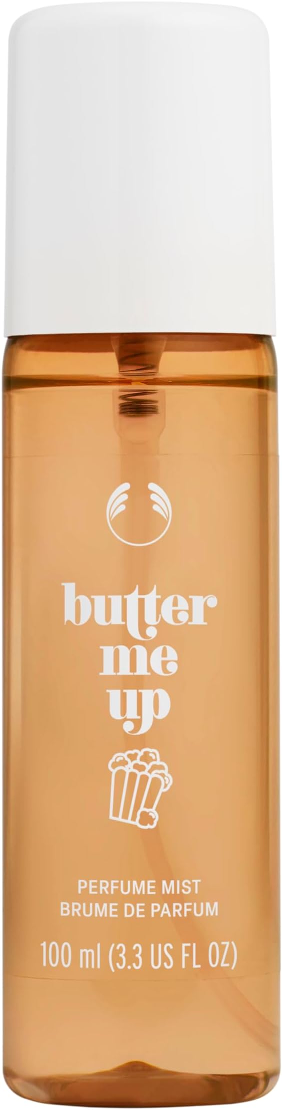 The Body Shop Butter Me Up Fragrance Mist (1x 100ml), Women’s Body Mist with Popcorn, Vanilla, Coconut & Praline, Sweet & Cosy Perfume Spray for Everyday Wear
