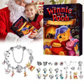 (Winnie the Pooh) 2024|2025 Christmas Advent Calendars DIY Charm Bracelet Set  24 Days Surprise Gift