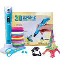 (Blue) 3D Printing Pen, 3D Doodler Pen with LCD Screen UK