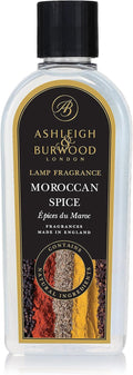 Ashleigh & Burwood Moroccan Spice Lamp Fragrance Refill 500 mL - Purifying Home Fragrance for Catalytic Oil Burner - Exotic Woody Scent with Warm Honey, Orange, Nutmeg, Sandalwood - Made in UK[Energy Class A]