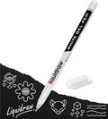 Liquidraw White Gel Pen | 0.8 mm Fine Point Gel Pen For Artists | Ideal for Highlighting, Colouring, Drawing, Writing & Sketching | Ideal For Writing On Black Paper | Must-Have Art Supplies