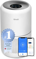 Levoit Smart HEPA Air Purifier for bedroom home 108 m², CADR 258 m³/h, Laser Air Quality Sensor with Auto Sleep Mode, Alexa & App Control, Remove 99.97% Pollen/Dust/Odour, Core 300S