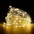 Jsdoin Fairy Lights, 50 LED Battery Operated String Lights Copper Wire Light for Indoor Outdoor Lighting, Bedroom, Wedding Decor, Party, Christmas, Tree Decoration(5M/16ft,WarmWhite)[Energy Class A]