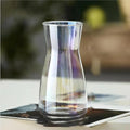 8 inch Clear Glass Vase for Centerpieces, Flower Vases for Bouquet for Wedding & Home Decor(Laser)