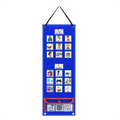 Visual Schedule for Kids Daily Routine Chart with 70 Cards Calendar Pocket Autism Learning Behavioral Tool School