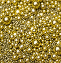 Metallic/Shimmer Balls Edible Cupcake Cake Topper Sprinkles (35g Pouch) (Metallic Gold)