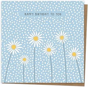 Dotty about Paper Birthday Card for her - Oopsy Daisies - Happy Birthday to You - Premium Greetings Card for Her. Envelope Included (3466)