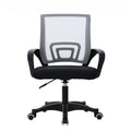 (Grey ) MOF Adjustable Office Chair Ergonomic Mesh Swivel Computer Comfy Desk/Executive Work Chair with Arms and Height Adjustable for Students Study