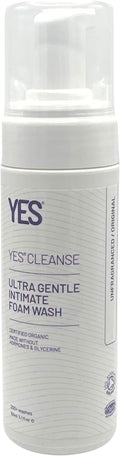 YES® Cleanse | pH Matched Feminine Wash | Certified Organic | Pure & Natural | Unfragranced | Gentle Foaming Intimate Wash (150ml)