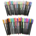 ZUIXUA 48 Gel Pens set, Color gel pens Glitter Metallic Good gift For Coloring, Kids, Sketching, Painting, Drawing