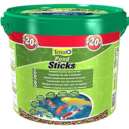 Tetra Pond Sticks Bucket 10L + 20% Extra Fill (12 Litres Total)