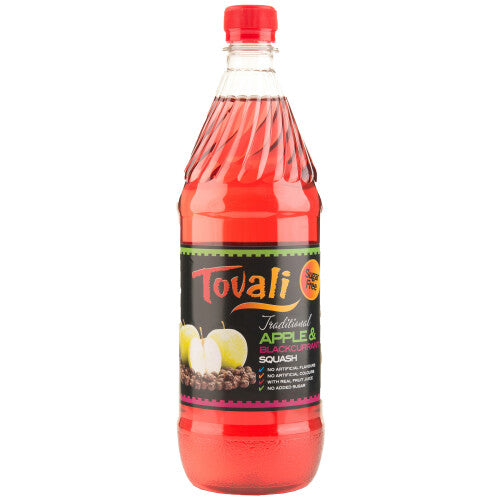 Tovali Sugar Free Apple & Blackcurrant Squash | 6x1ltr