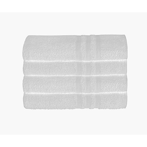 (White, Pack of 4) Pack of 2 or 4 Big Large Jumbo Bath Sheets Towels Soft Cotton Prime Egyptian Bale Sets