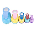 5 PCS Circle Punches for Paper Crafts, 5 Different Size Hole Punch