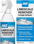 HG Limescale Remover Foam Spray, Kitchen & Bathroom Cleaner, Anti-Scale Surface Spray – 500ml