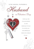 Piccadilly Greetings Classic Valentine'S Card Husband - 10 x 7 Inches, A50259