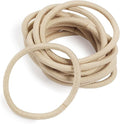Manicare Hair Bands, Pack Of 12 Blonde Bobbles, Ponytail Holder, Snag Free Elastic Hair Ties, Metal Free No Damage Gentle On The Hair, Thick Bands Suitable For All Hair Types