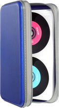 UENTIP DVD Holder, 96 Capacity CD Case,Portable Hard Plastic CD/DVD Storage Organizer Wallet Protective DVD Case Wallet for Car Home Travel (96, Blue)