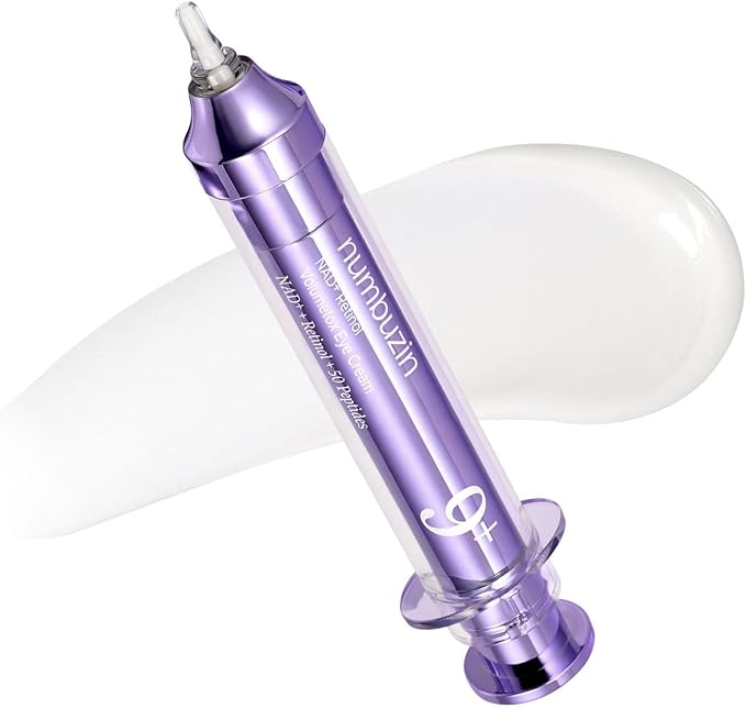 numbuzin No.9 Eye Cream | NAD+ Retinol Volumetox Eye Cream | Firming, Wrinkles, Fine Lines, Dark Circles, Puffy | Retinol, Peptides, Niacinamide | Undereye Treatment Serum | 0.33 fl. oz.