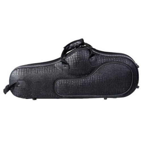 Water- PU Crocodile Pattern Alto Saxophone Big Bag -Black