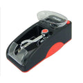 Electric Easy Automatic Cigarette Rolling Machine Tobacco Injector Maker Roller EU Plug(Red)