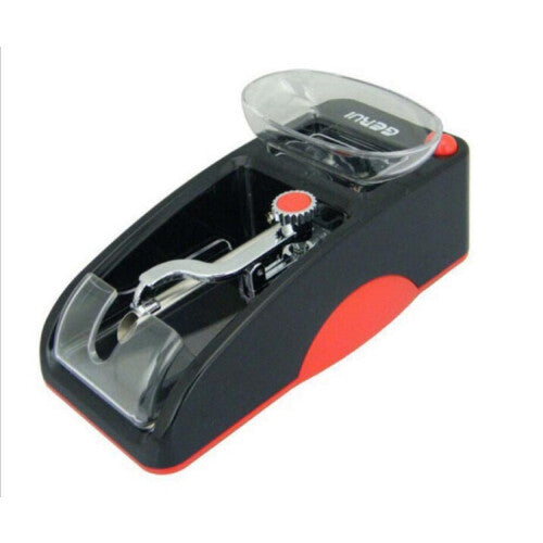 Electric Easy Automatic Cigarette Rolling Machine Tobacco Injector Maker Roller EU Plug(Red)