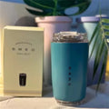 (Blue) 320ml Smeg Coffee Mug Stainless Steel Travel Water Bottle Insulated Cup 8 Colors