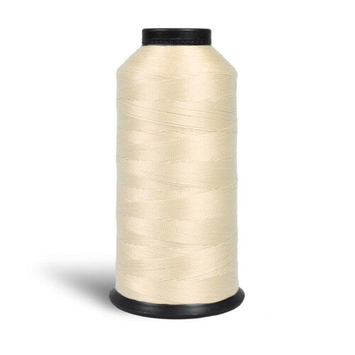 NL601000RWWHT Bonded Nylon 60s Sewing Thread, 1000m, Raw White - Durable, Moisture-Resistant, Abrasion-Proof for Upholstery & Leather