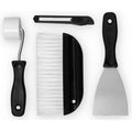IWW 4pc Wallpaper Hanging Tool Kit Decorating Set Smoothing Brush Scraper Roller