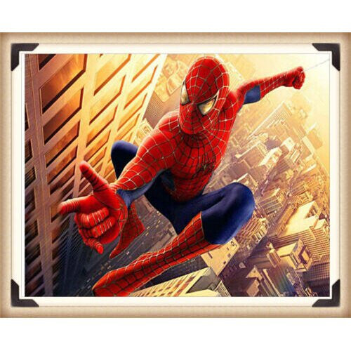 Hero Spiderman Full Drill 5D Diamond Painting Embroidery Cross Stitch Kit Decor
