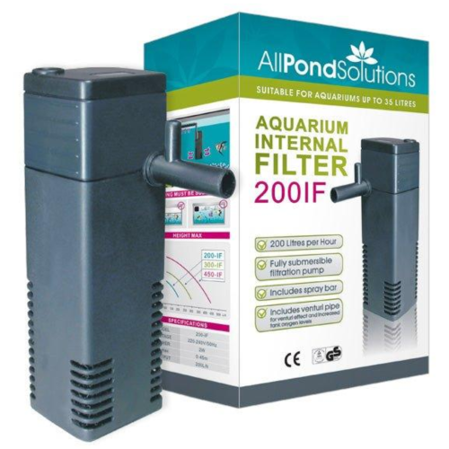 AllPondSolutions 200L/H Aquarium Internal Filter 200IF