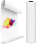 Drawing Paper Roll, White Arts Paper Roll, 44cm x 15m Recycled Wrapping Paper Easel Paper Painting Sketching Paper for Toddlers Children Kids Students (44cm x 15m)