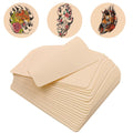 (As show, One size) Tattoo Fake Skin - Double Sides 12 Sheets 8x6 Blank Tattoo Practice Skin Fake Skin for Tattoo