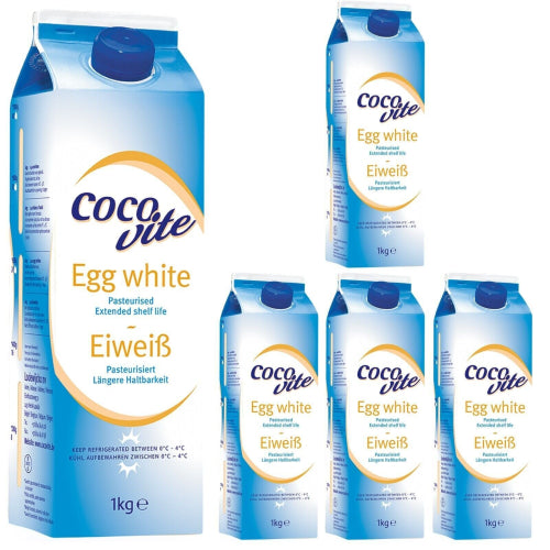 (5) Liquid Egg Whites 1Kg High Quality Protein Source