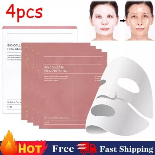 Bio-Collagen Real Deep Mask 34g x 4 Sheets Hydrogel Mask
