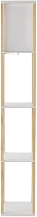 MiniSun | Oak Wooden Floor Lamp with Shelves | Floor Lamps & Torchieres, Home Décor & Improvement Essential | Includes 10W GLS Bulb [3000K Warm White][Energy Class A]