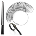 Ring Sizer Measuring Tool Kit, Plastic Mandrel, Re