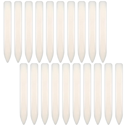 20 Pack Bone Folder Tool, Plastic Crafts Scoring Folding Creasing Paper Crafting Scrapbooking Tool