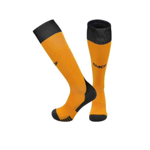 (Real Madrid away, Kids(EU30-36)) 24 - 25 Season Long Socks for Kids Junior Football Training Activewear Socks Soccer Stocking