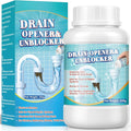 Drain Unblocker, Outdoor Toilet Unblocker Drains Cleaner Powder, Heavy Duty Drain Cleaner for Kitchen Sink, Toilet, Shower, Sink Unblocker for Hair, Grease and Food Clogs (260g)