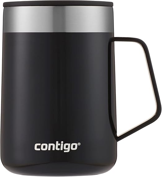 Contigo Streeterville Desk Mug Insulated Coffee Thermal Mug with Stainless Steel Handle